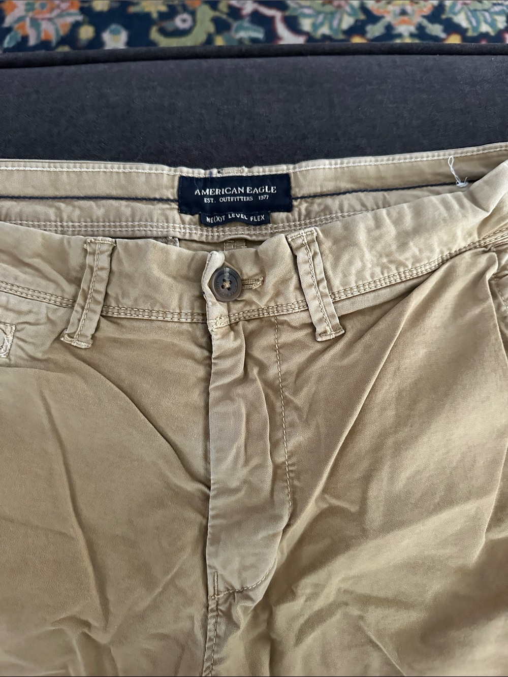 American Eagle Men's Shorts - Tan and Khaki Two-Pack - Picture 12 of 15